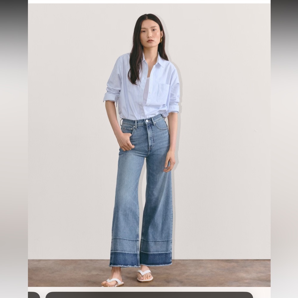 NWT Everlane Way-High Sailor Jeans